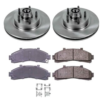 Callahan Brake Parts® - Plain Front Brake Kit