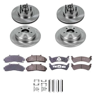 Callahan Brake Parts® - Plain Front and Rear Brake Kit