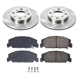 Callahan Brake Parts® - Plain Front Brake Kit