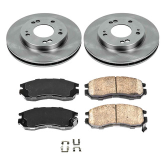 Callahan Brake Parts® - Plain Front Brake Kit