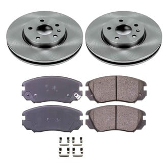 Callahan Brake Parts® - Plain Front Brake Kit