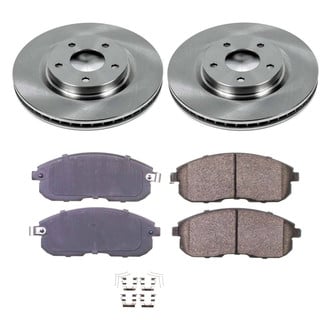 Callahan Brake Parts® - Plain Front Brake Kit