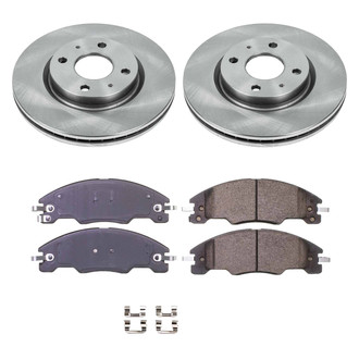 Callahan Brake Parts® - Plain Front Brake Kit