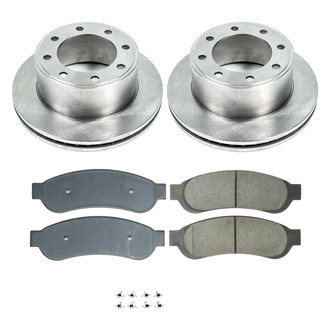 Callahan Brake Parts® - Plain Rear Brake Kit