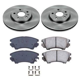 Callahan Brake Parts® - Plain Front Brake Kit
