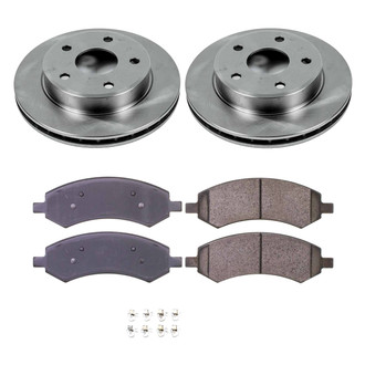 Callahan Brake Parts® - Plain Front Brake Kit