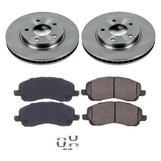 Callahan Brake Parts® - Plain Front Brake Kit