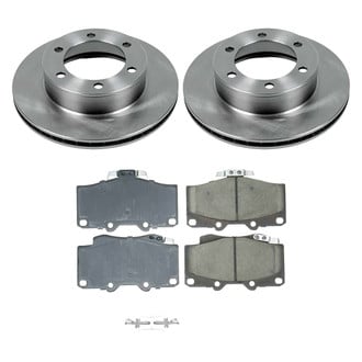 Callahan Brake Parts® - Plain Front Brake Kit