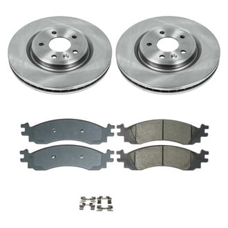 Callahan Brake Parts® - Plain Front Brake Kit