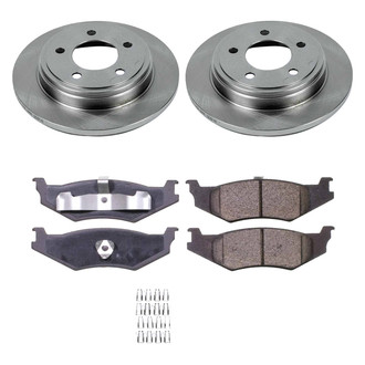 Callahan Brake Parts® - Plain Rear Brake Kit