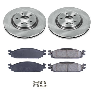 Callahan Brake Parts® - Plain Front Brake Kit