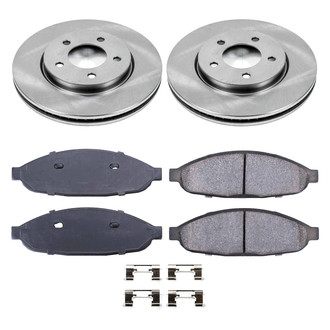 Callahan Brake Parts® - Plain Front Brake Kit