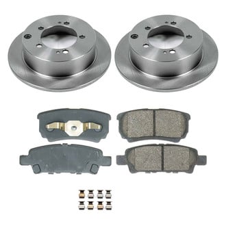Callahan Brake Parts® - Plain Rear Brake Kit