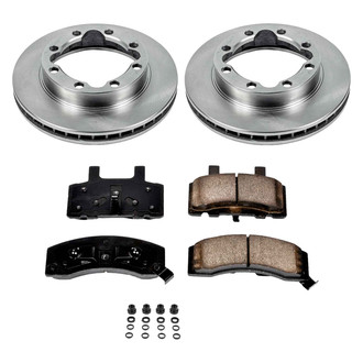 Callahan Brake Parts® - Plain Front Brake Kit