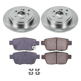 Callahan Brake Parts® - Plain Rear Brake Kit