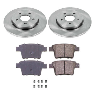 Callahan Brake Parts® - Plain Rear Brake Kit