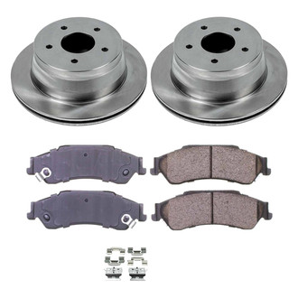Callahan Brake Parts® - Plain Rear Brake Kit