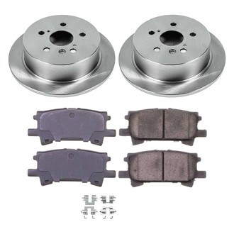 Callahan Brake Parts® - Plain Rear Brake Kit