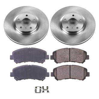 Callahan Brake Parts® - Plain Front Brake Kit