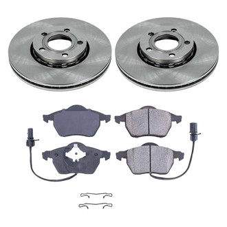 Callahan Brake Parts® - Plain Front Brake Kit