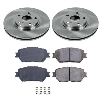 Callahan Brake Parts® - Plain Front Brake Kit