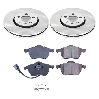 Callahan Brake Parts® - Plain Front Brake Kit