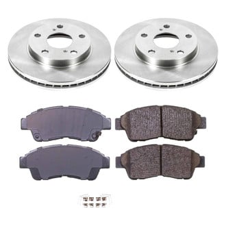 Callahan Brake Parts® - Plain Front Brake Kit