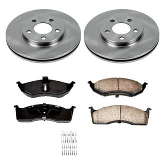 Callahan Brake Parts® - Plain Front Brake Kit