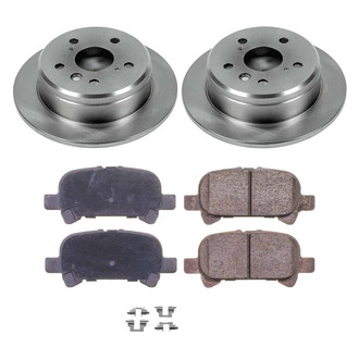 Callahan Brake Parts® - Plain Rear Brake Kit