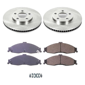 Callahan Brake Parts® - Plain Front Brake Kit