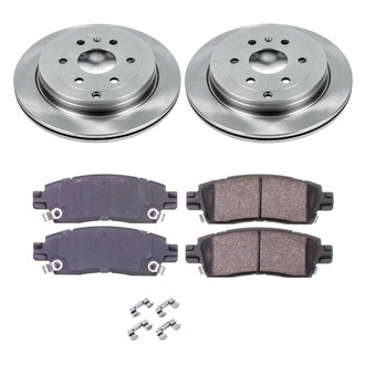 Callahan Brake Parts® - Plain Rear Brake Kit