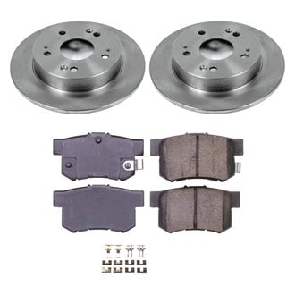 Callahan Brake Parts® - Plain Rear Brake Kit