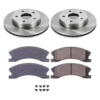 Callahan Brake Parts® - Plain Front Brake Kit