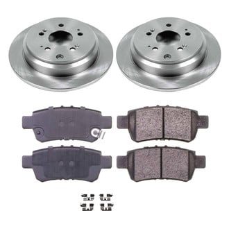 Callahan Brake Parts® - Plain Rear Brake Kit