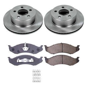 Callahan Brake Parts® - Plain Front Brake Kit