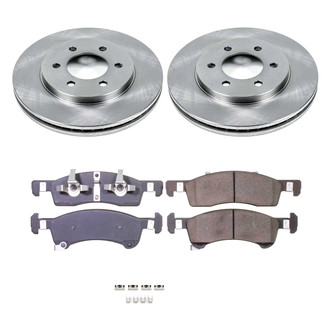 Callahan Brake Parts® - Plain Front Brake Kit