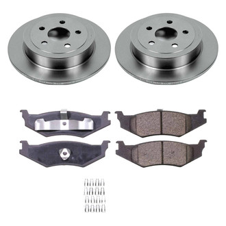 Callahan Brake Parts® - Plain Rear Brake Kit