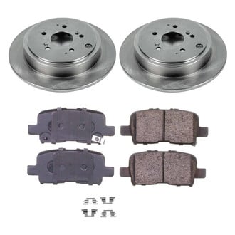 Callahan Brake Parts® - Plain Rear Brake Kit