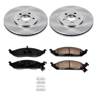 Callahan Brake Parts® - Plain Front Brake Kit