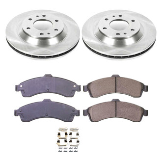 Callahan Brake Parts® - Plain Front Brake Kit
