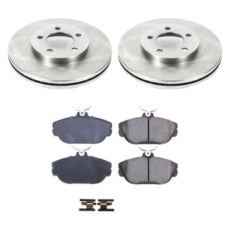 Callahan Brake Parts® - Plain Front Brake Kit