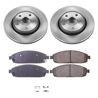 Callahan Brake Parts® - Plain Front Brake Kit