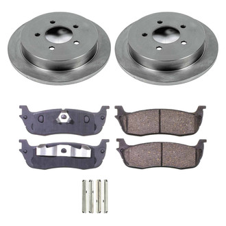 Callahan Brake Parts® - Plain Rear Brake Kit