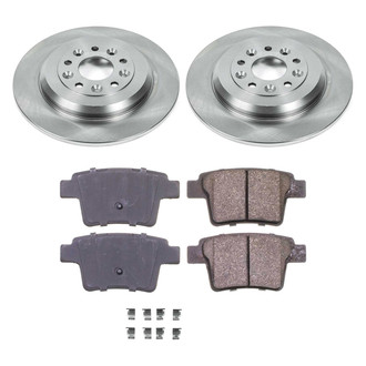 Callahan Brake Parts® - Plain Rear Brake Kit