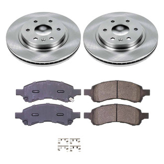 Callahan Brake Parts® - Plain Front Brake Kit