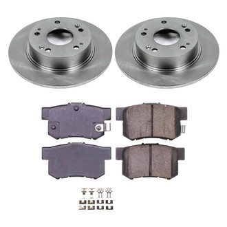 Callahan Brake Parts® - Plain Rear Brake Kit