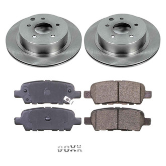 Callahan Brake Parts® - Plain Rear Brake Kit