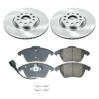 Callahan Brake Parts® - Plain Front Brake Kit