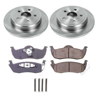Callahan Brake Parts® - Plain Rear Brake Kit