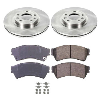 Callahan Brake Parts® - Plain Front Brake Kit